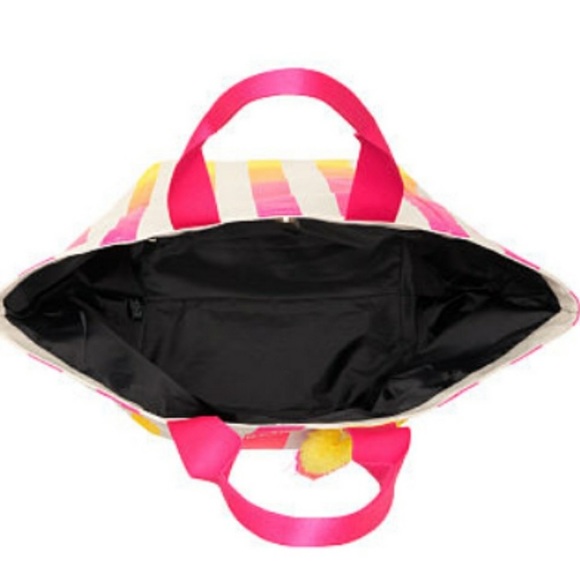 NWT Victoria’s Secret Paradise Striped Tote Bag - Picture 4 of 7